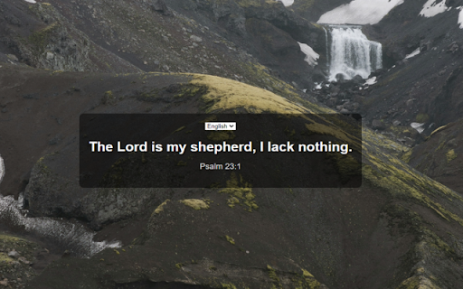 Bible Momentum :: God loves you!!! Make Moment of your day with Word of God!