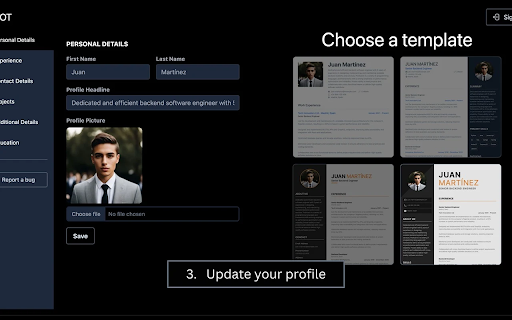 CVBot.in :: Companion app of CVBot that helps fill job applications