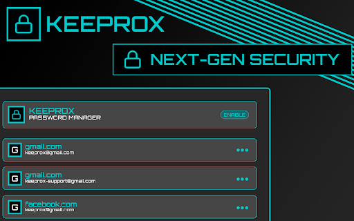 KeeProx - Secure Access Hub :: Military-grade encrypted storage for authentication keys with intelligent auto-fill technology