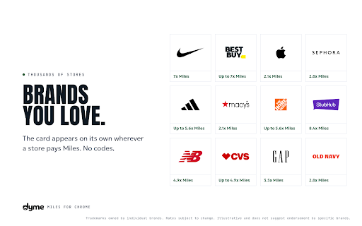 Dyme Miles - Shopping Rewards :: Earn Dyme Miles when you shop at thousands of stores online.