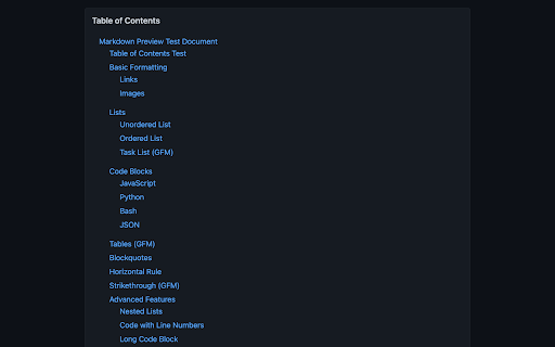 Markdown Preview :: Beautiful markdown file preview with syntax highlighting, multiple themes, and GitHub Flavored Markdown support