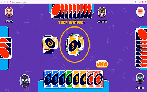 Classic Uno Card Game :: Get ready for an epic UNO battle! Play smart, act fast, and unleash blazing combos to become the ultimate champion!