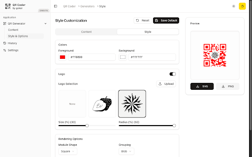 QR Coder :: QR Code Generator