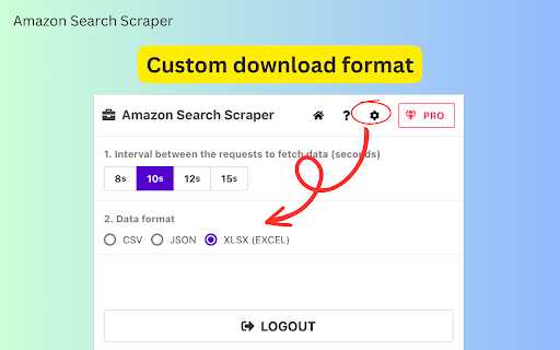 Amazon Search Scraper :: Easily export Amazon search results to CSV, JSON, or Excel.