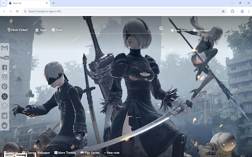 NieR Wallpaper :: NieR Automata Wallpaper turn new tab to custom HD NieR background. NieR Replicant background theme for game fans.