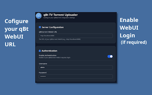 qBt TV Torrent Upload :: Auto upload TV Torrent Magnet Links to qBittorrent