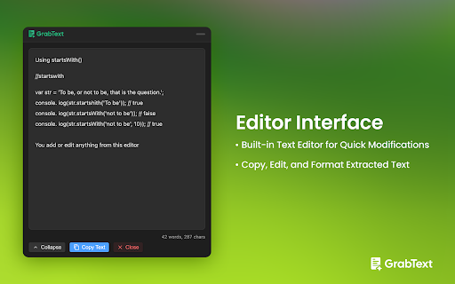 GrabText - Screen & Image OCR :: Select any area on your screen and extract text instantly using OCR with GrabText.