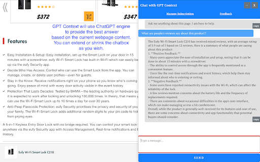 GPT Context - Use ChatGPT To Chat With Any Webpages :: GPT Context – A ChatGPT Chrome Extension