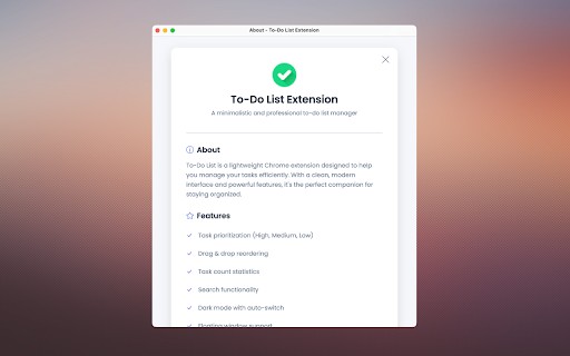 To-Do List :: A minimalistic and professional to-do list with priority support, tabbed interface (Pending/Completed), and night theme