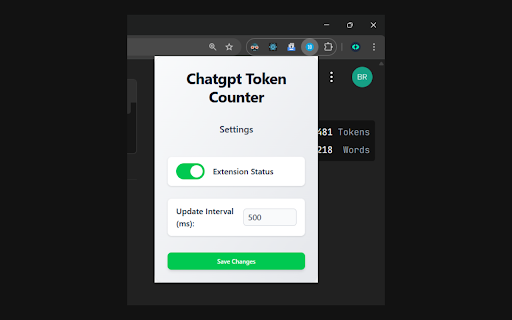 ChatGPT Token Counter :: Count tokens in real time on chatgpt conversation