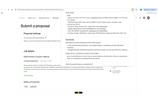 CoverMint - AI cover letter generator for Upwork :: AI-crafted, job-specific cover letters for Upwork. Apply faster and get more replies with CoverMint.