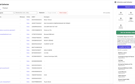 UXomnia Lead Collector :: Collecte cumulative de prospects et remontée dans le CRM UXomnia.