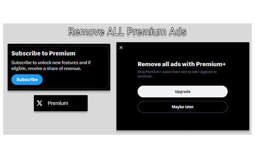 XTerminator :: Quickly mute or block users on X with a single click, Automatically block advertisers, and more...