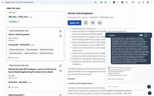 Trontiq :: Trontiq job application assistant