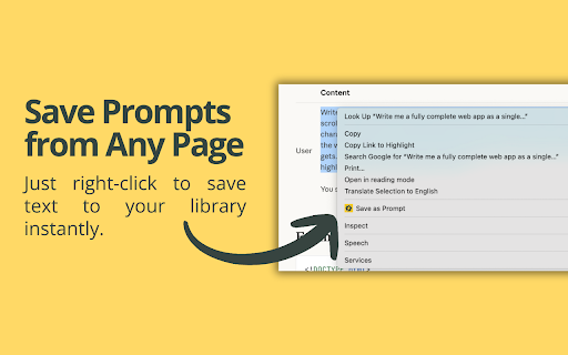 Awesome Prompts – Save & Reuse Prompts in ChatGPT, Perplexity & Grok :: Save, organize, and reuse your best ChatGPT, Perplexity & Grok prompts in a smart sidebar—no copy-paste, no login required.