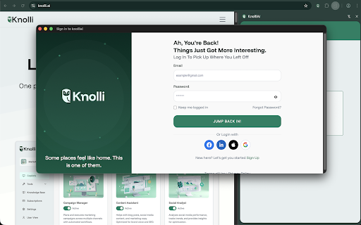 KnolliAI :: An AI-powered assistant for your web browsing experience.