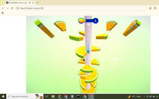 Helix Jump Fruit Game – Arcade Ball Challenge :: Play Helix Jump Fruit Game right in your browser! Jump the ball through colorful fruit platforms, avoid danger zones and score high