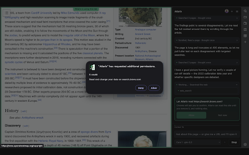 Atlarix :: Drives the browser you are already signed into.