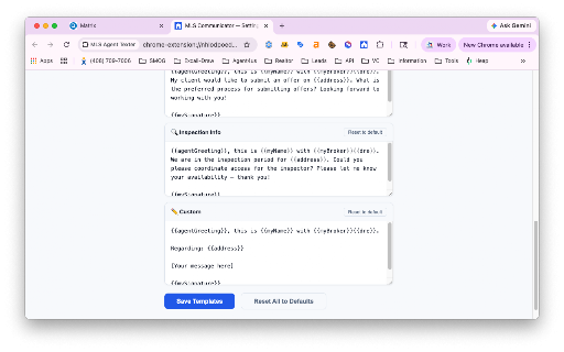 MLS Communicator :: Instantly compose professional SMS messages to listing agents from any MLS page — auto-detects agent name, phone, and address.