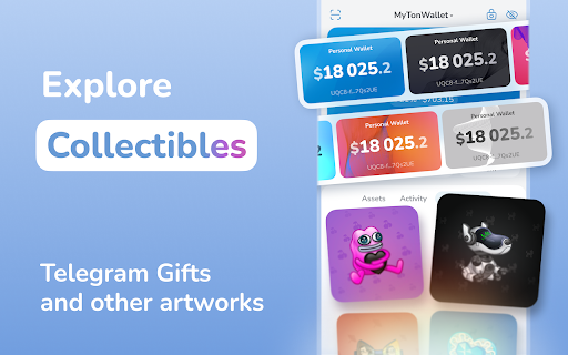 MyTonWallet · My TON Wallet :: The most feature-rich TON+TRON wallet: multi-accounts, multi-send, Telegram Gifts and other collectibles, TON DNS+Proxy, and more.