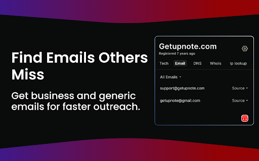 Lookup - Website Profiler :: Lookup is a lightweight browser extension that gives you instant, in-depth insights into any website you visit.