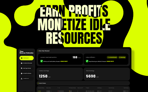 Titan Browser Extension :: Install to Earn