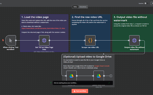 n8n Chat :: Cursor for n8n - create, edit, debug, and optimize n8n workflows using a simple chat.