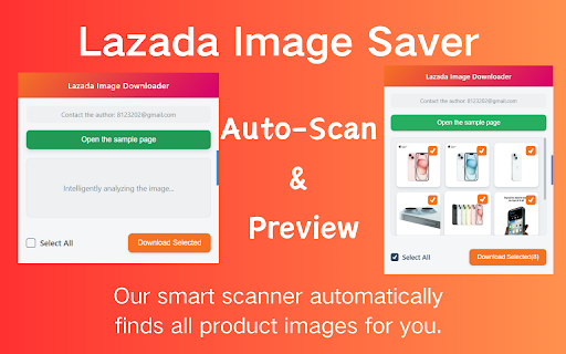 Lazada Image Saver - Download Product Images :: Download all Lazada high-definition product images in batches with one click