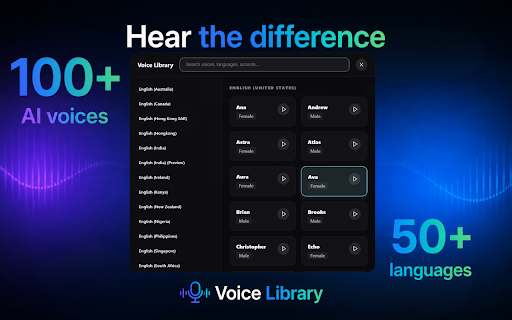 PaceAudio: AI TTS & Speed Reading :: 100+ lifelike AI voices and synchronized speed reading.
