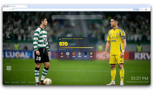Cristiano Ronaldo — Road to 1000 Goals :: Track Cristiano Ronaldo's historic journey to 1000 career goals.
