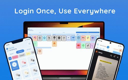 Zentab - Parallel Account :: Zentab is a multi-account manager lets you open multiple isolated sessions per website — right inside your browser and your phone.