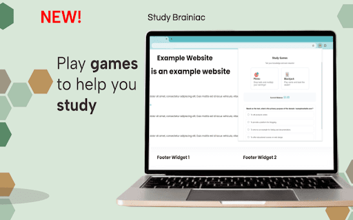 Study Brainiac - AI Educational Content Generator :: COMPLETE OVERHAUL: AI study helper with leaderboard & games. Transform any webpage into personalized learning materials.