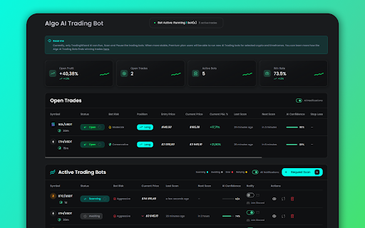 NEW Kai: 1-Click AI Trade Setup for Crypto, Stocks & Forex :: Kai, your AI trading wizard, now with enhanced accuracy, deeper insights, and market coverage across crypto, stocks, and forex.
