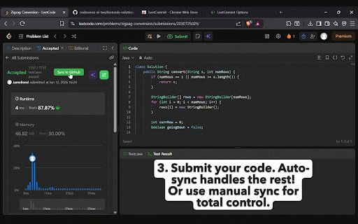 PushMyCode: Auto-Sync to GitHub :: Automatically sync your coding solutions to GitHub from LeetCode, GeeksforGeeks, HackerRank, and CodeChef.