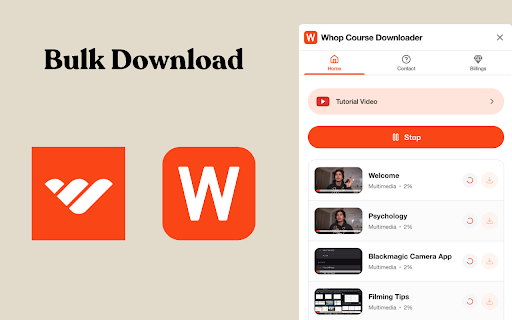 Whop Course Downloader - Whop Videos Downloader :: Whop Course Downloader: Bulk Download Whop Videos & Course Lessons