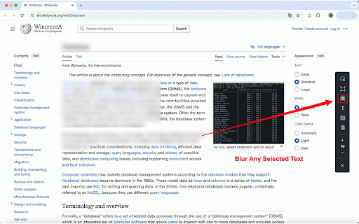 BlurAny - Privacy Protector :: Instantly blur any web element - text, images, inputs, or areas. Protect privacy with one click during screen sharing or recordings.