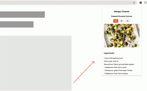 Recipe Cleaner :: Extract just the recipe from recipe websites.