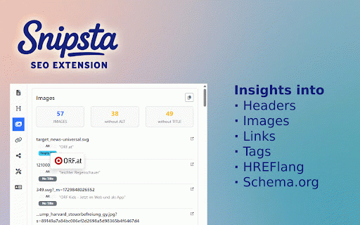 Snipsta :: SEO Data at Your Fingertips