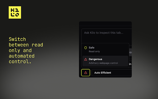 Kilo Code :: Side-panel AI chat agent. Use open-weight or frontier models.
