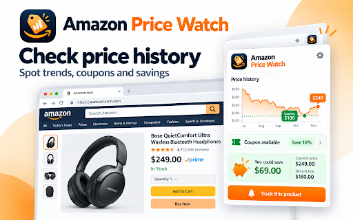 Amazon Price Watch :: Storico, alert e confronto prezzi Amazon. Alcuni link con risparmio verificato possono essere affiliati, senza costi extra.