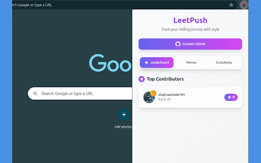 leetpush - LeetCode to GitHub Sync :: Push LeetCode solutions to GitHub automatically. Clean UI and powerful features to enhance your coding workflow.