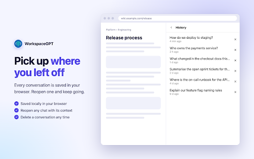 WorkspaceGPT :: Ask questions about your Confluence & Azure DevOps knowledge, in the browser.