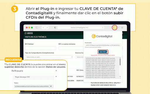 Descarga CFDI SAT Contadigital - Pyme :: Esta herramienta es un Plug-in o extensión de Contadigital® en el navegador Chrome. Su función es descargar CFDIs desde el portal…