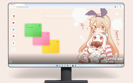 Kawaii Wallpaper :: Adorable kawaii characters in soft pastel colors with cute desk scenes and cozy vibes.