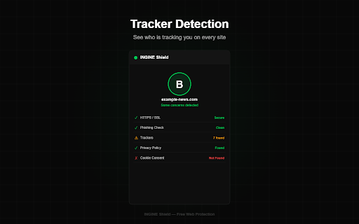 INGINE Shield :: Bank Guard, prompt-injection scanner, PII paste guard, AI typosquat blocker. Tamper-evident browser defense from INGINE Bermuda.