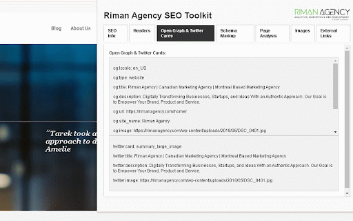 Riman SEO Meta Detector :: Detects SEO meta titles, descriptions, headers, canonical URL, and more from a webpage