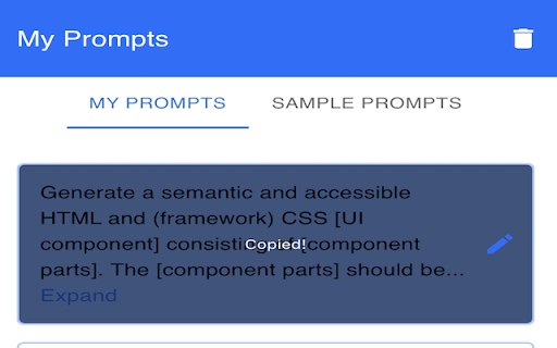 AllMyPrompts :: Easily save and store all prompts