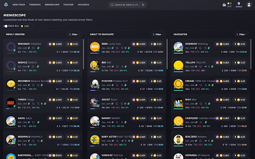 Bloom EVM Extension :: Adds BloomBot trading buttons for the fastest possible execution on your favorite trading terminals.