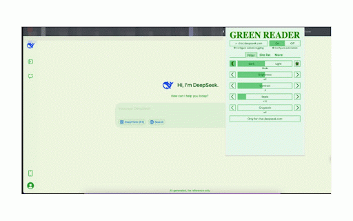 Green Reader :: Dark mode for every website. Take care of your eyes, use dark theme for night and daily browsing.