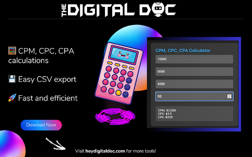 AdMetrics Calculator :: Calculate and track key ad performance metrics